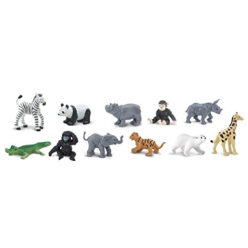 Safari Ltd Zoo Babies TOOB 11 Realistic Animal Figurines