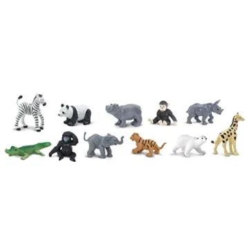 Safari Ltd Zoo Babies TOOB 11 Realistic Animal Figurines