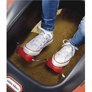 Little Tikes Jett Car Racer Black, Ride On Car with Adjustable Seat Back, Dual Handle Rear Wheel Steering, Racing Control, Kid Powered Fun, Great Gift for Kids, Toys for Girls Boys Ages 3-10 Years