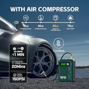 YESPER Jump Starter with Air Compressor and Power Bank