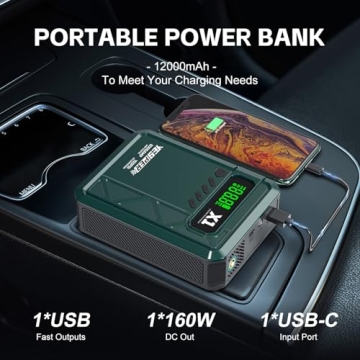 YESPER Jump Starter with Air Compressor and Power Bank