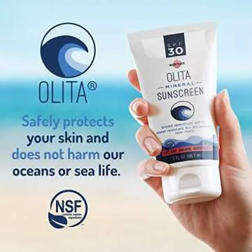 Olita SPF 30 Mineral Sunscreen - Reef Safe Organic Lotion