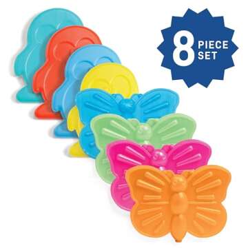 Fit & Fresh Cool Coolers Kids Lunch Box Ice Packs, Slim Ice Packs for Lunch Bags, Multicolored Pengu...