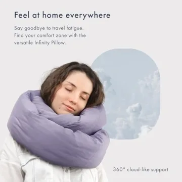 Huzi Infinity Pillow - Soft 360 Support for Travel