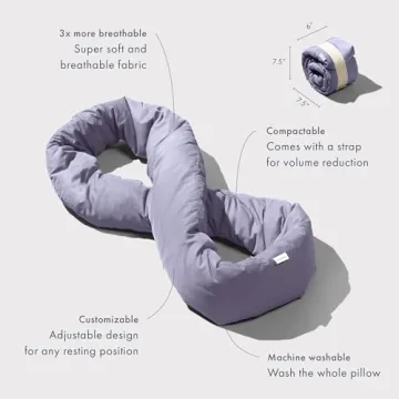 Huzi Infinity Pillow - Soft 360 Support for Travel