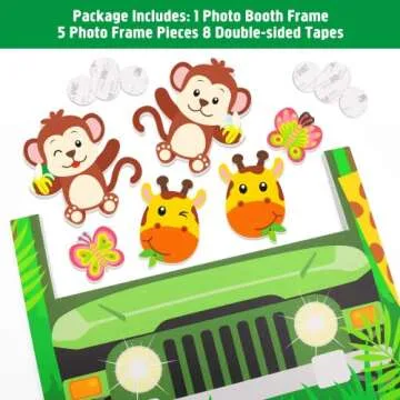 Safari Photo Booth Props for Jungle Theme Parties