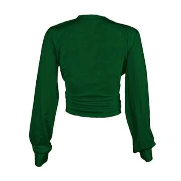 Zoyami Sexy Tie Front Crop Top for Women - Stylish & Chic