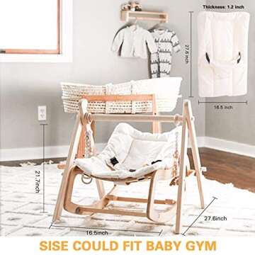 little dove Baby Rocker and Wooden Baby Gym