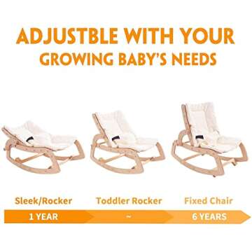 little dove Baby Rocker and Wooden Baby Gym