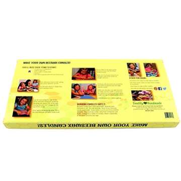 Beeswax Candle Making Kit with 10 Full Size (16" x 8") Pure Honeycomb Beeswax Sheets in Pastel Color...