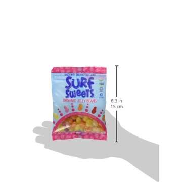 Surf Sweets Organic Jelly Beans , 2.75 oz Each / Pack of 2