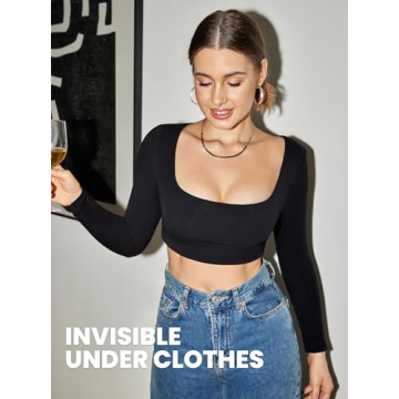 Comfortable Unlined Balconette Bra for Women in Black