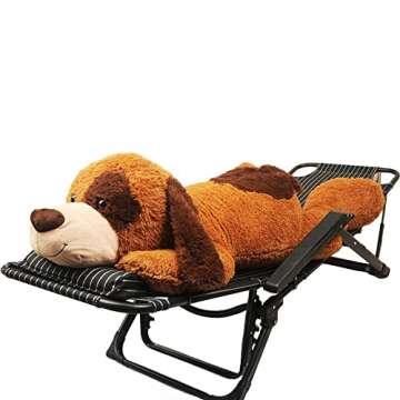 Giant Dog Stuffed Animals Cute Plush Soft Toys for Children Girlfriend Wife Gift, Light Brown 56 Inch, Valentine's Day Gifts Idea.