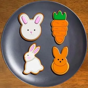 Easter Cookie Cutters Set - 9PCS for Fun Holiday Baking