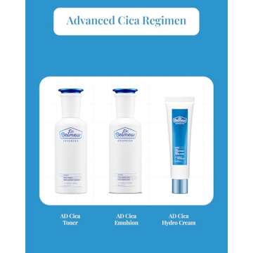DR. BELMEUR Advanced Cica Hydro Cream Special Set (2fl oz*2, Pack of 2) - Soothing, Barrier-Strengthening Face Moisturizer for Sensitive Skin. Korean Skin Care. Centella Asiatica, Hyaluronic Acid.