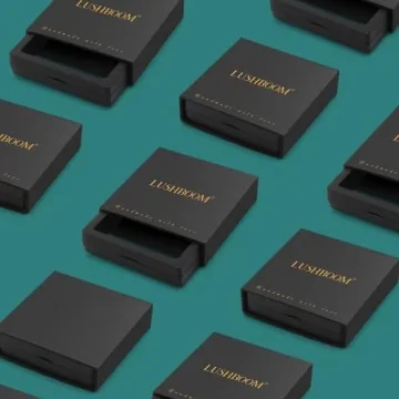 14K Gold Plated Bamboo Lock Chain Adjustable Necklace for Women