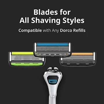 Dorco Pace 4 Pro 4-Blade Razor with Replacement Handles