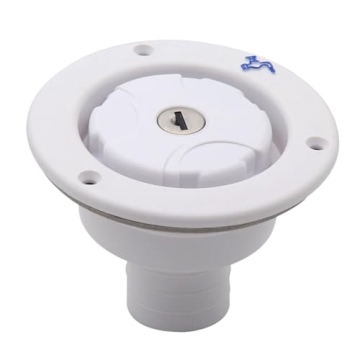 iztor RV Fresh Water Inlet Replacement Hatch Gravity Water Inlet Filler Cap with 2 Keys for RV Tanks...