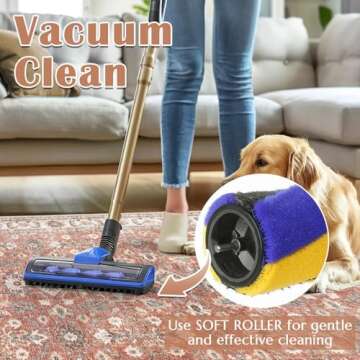 JINCHAN 3x5 Vintage Washable Area Rug for Home Decor