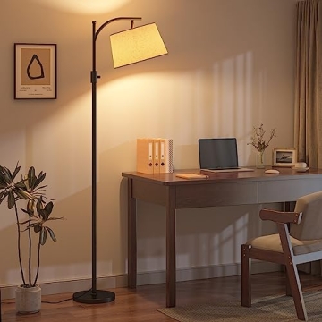Stylish ANJIME Floor Lamp for Living Room and Office