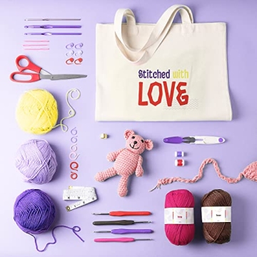 Beginner Crochet Kit - All Supplies Included