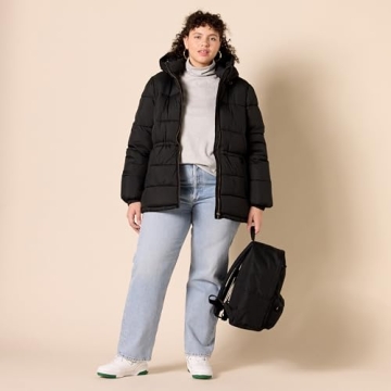 Amazon Essentials Women's Quilted Puffer Winter Jacket