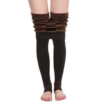 Warm Fleece-Lined Thermal Leggings for Women