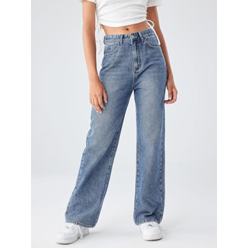 CIDER Yoney Solid Straight Leg Jeans for Stylish Comfort