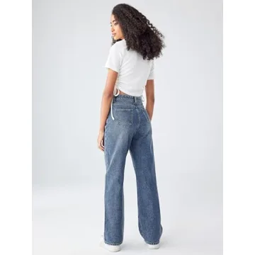 CIDER Yoney Solid Straight Leg Jeans for Stylish Comfort