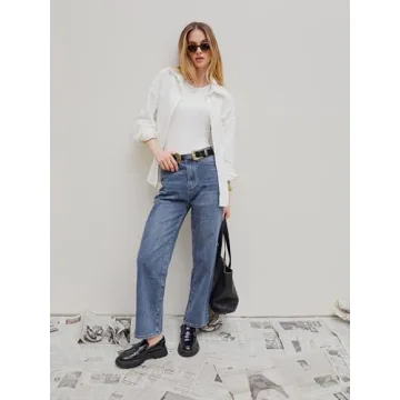 CIDER Yoney Solid Straight Leg Jeans for Stylish Comfort