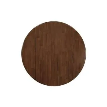 Dublin Round Dining Table with Dropleaf & Pedestal