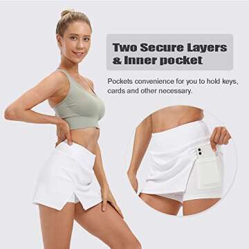 Stylish Women's Tennis Skirt - Perfect for Every Active Lifestyle