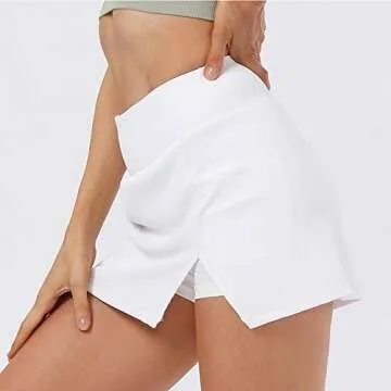 Chic Women’s Tennis Skirt with Hidden Shorts - Perfect Fit