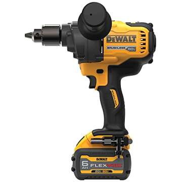 DEWALT FLEXVOLT 60V MAX* Cordless Drill For Concrete Mixing, E-Clutch System (DCD130T1)