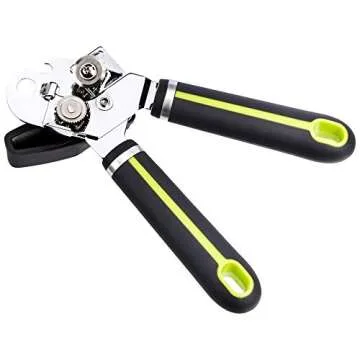 Amazon Basics 17-Piece Tools and Gadget Set, Soft Grip Handle, Grey and Green