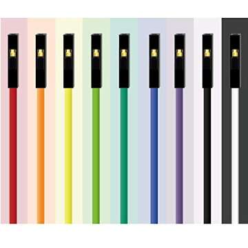 FTCBlock EL-CP-004 120pcs Multicolored Jumper Wire 40pin Male to Female 40pin Male to Male 40pin Female to Female Breadboard Jumper Wires Ribbon Cables Kit for arduino…