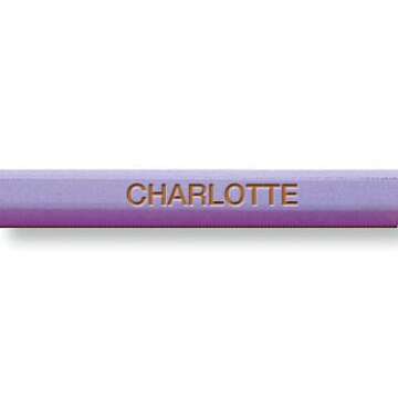 Lillian Vernon Personalized Pastel Pencils - 12 Hardwood #2 Pencil Set With Laser Engraved Name, Customizable School Supplies for Kids, Teachers, Students, & Personal Use, 6” x 0.3”
