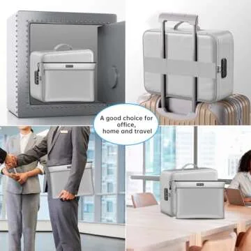 ENGPOW Fireproof Document Organizer with Lock