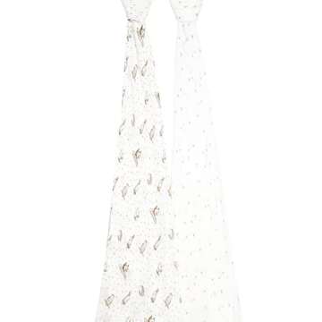aden + anais Silky Soft Swaddle Blanket Set - Versatile Bamboo Muslin Baby Blankets
