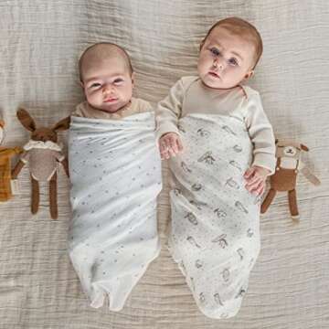 Soft, Safe Swaddle Blankets for All Babies by aden + anais