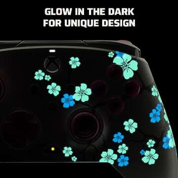 PDP Gaming REMATCH GLOW Enhanced Wired Controller: Licensed Gamepad for Xbox Series X|S, Xbox One, W...