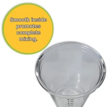 20 Pack of 8oz Clear Disposable Mixing Cups for Crafts