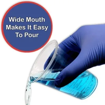 20 Pack of 8oz Clear Disposable Mixing Cups for Crafts