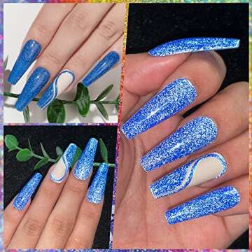 Bright and Shiny MIZHSE Neon Reflective Gel Polish Set