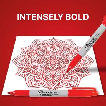 Sharpie Permanent Markers Set for Quick-Drying Creativity