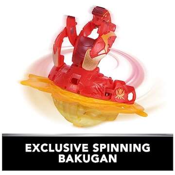 Bakugan Baku-tin with Special Attack Mantid, Customizable, Spinning Action Figure and Toy Storage, K...