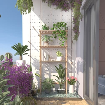 AmazerBath Bamboo Over The Toilet Shelf | 3-Tier Organizer