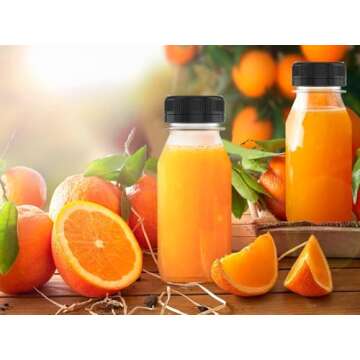 Quality 8 Oz Plastic Juice Bottles for Juicing Convenience