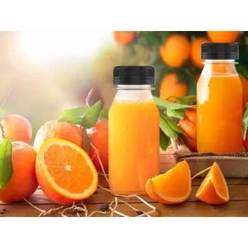 Quality 8 Oz Plastic Juice Bottles for Juicing Convenience