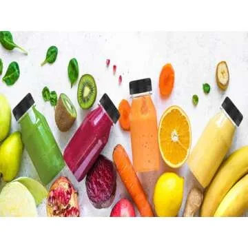 Quality 8 Oz Plastic Juice Bottles for Juicing Convenience